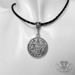 Wisior pentagram Agryppy choker tetragrammaton