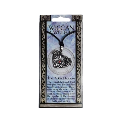 Wisior Amulet Wiccan The Adder Dragon - Smoki i Pentagram
