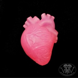 Serce anatomiczne - mydło glicerynowe z olejkiem z Mango