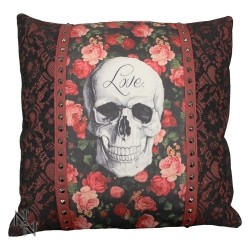 Poduszka - Rose Skull Cushion 45 cm Nemesis Now