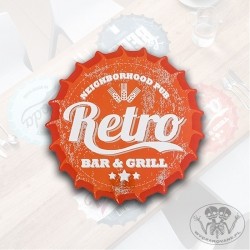 Podkładka na stół kapsel Retro Grill & Bar