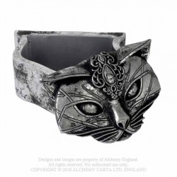 Alchemy Sacred Cat Trinket Box - Szkatułka Kot