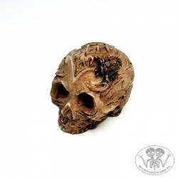 Figurka czaszka celtyckie wzory ze skorpionem mała