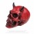 Alchemy Crimson Demon Skull - Figurka Czaszka z Rogami