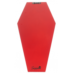 Półka Trumna Czerwona - Sourpuss Coffin Wall Shelf Red