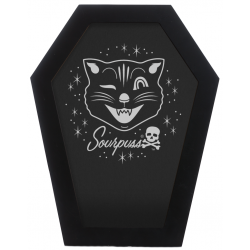 Ramka Trumna Czarna - Sourpuss Coffin Frame Black